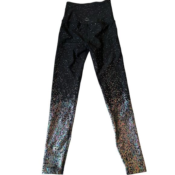 Beyond Yoga Leggings Sz XS Black Iridescent‎ - Picture 3 of 9